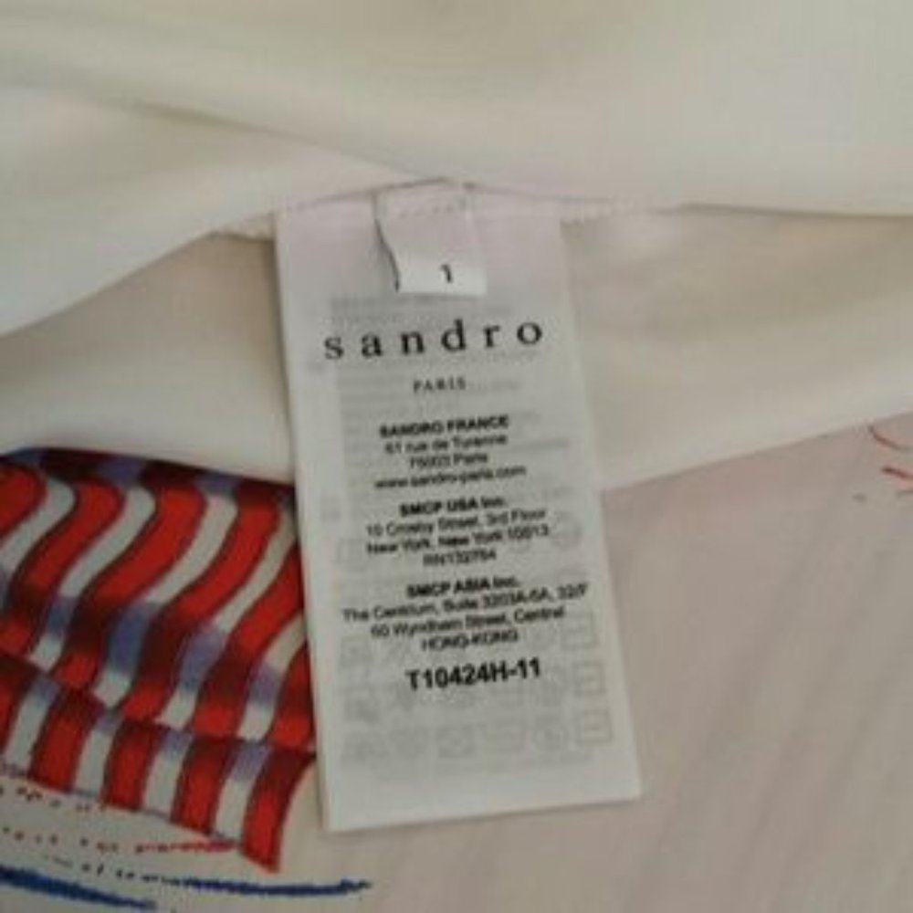 SANDRO SWEATER WITH SILK BACK - Picture 4 of 4